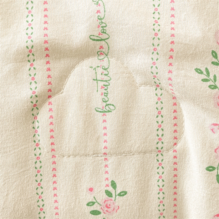 91家纺网 家纺一手货源 找家纺 美梦里 2025新款A类水洗棉棉花夏被 夏凉被空调被 花间