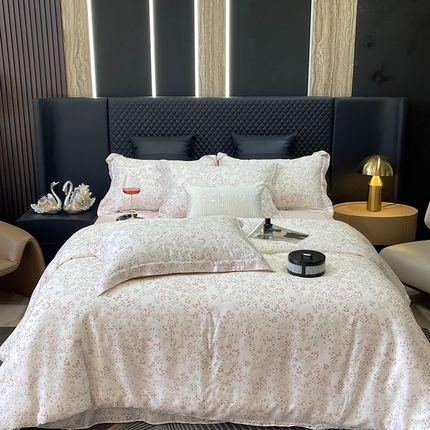 91家纺网 家纺一手货源 找家纺 （总）莱豫2025新款50支莱赛尔天丝四件套