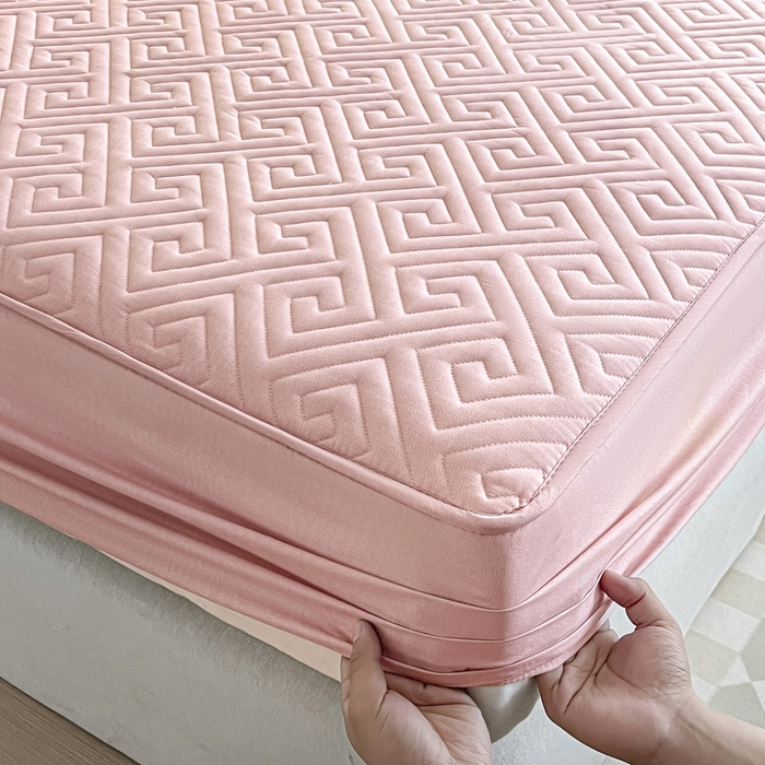 91家纺网 家纺一手货源 找家纺 （总）卡伦家纺 2025新款水洗棉磨毛防水夹棉床笠