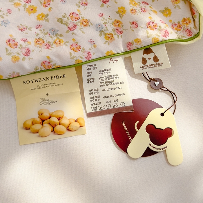 91家纺网 家纺一手货源 找家纺 美派工厂店2025新款水洗邹邹纱夏被 久期诗朵-黄