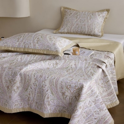 91家纺网 家纺一手货源 找家纺 （总）黛舒家居2025新款天丝水洗印花夏被床盖三件套