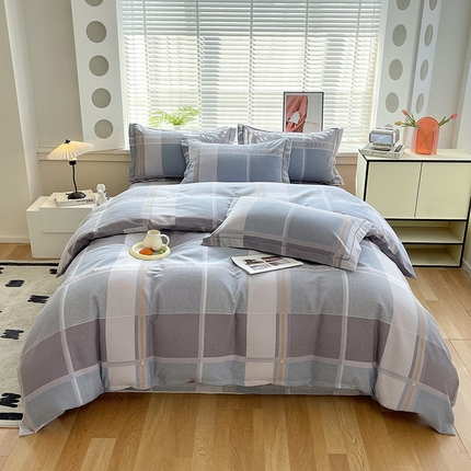 91家纺网 家纺一手货源 找家纺 威布斯 2025新款加厚纯棉全棉磨毛三件套四件套