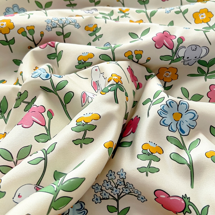 91家纺网 家纺一手货源 找家纺 找底底家纺 2025新款60S水洗天丝夏被夏凉被空调被床裙四件套 田园牧歌