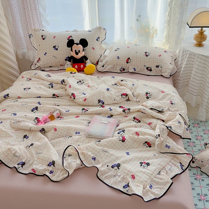 91家纺网 家纺一手货源 找家纺 （总）欧尚2025新款BYS-云感纱MEB夏被四件套系列