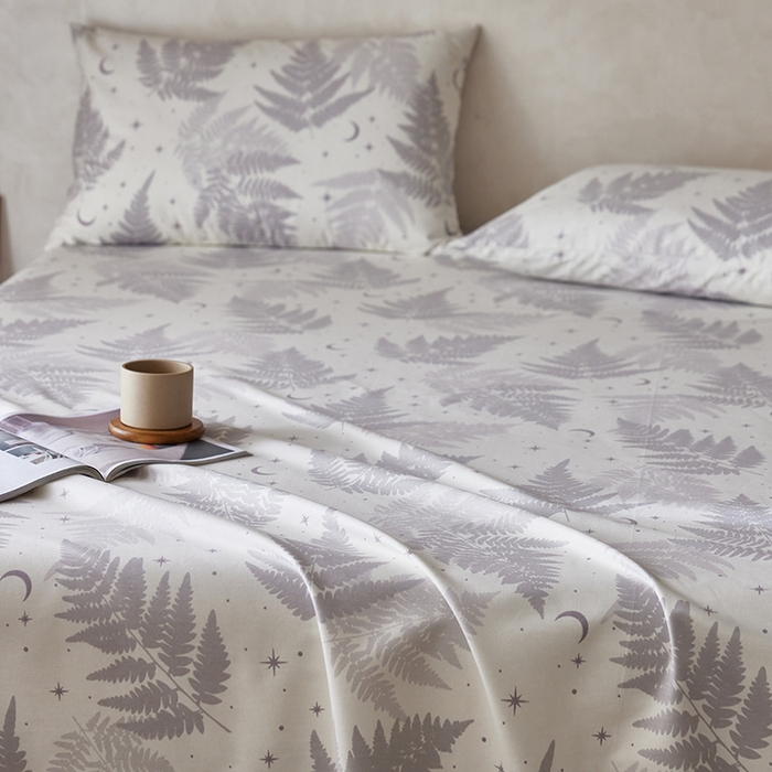 91家纺网 家纺一手货源 找家纺 千朵森2025新款A类全棉老粗布床单三件套 南深