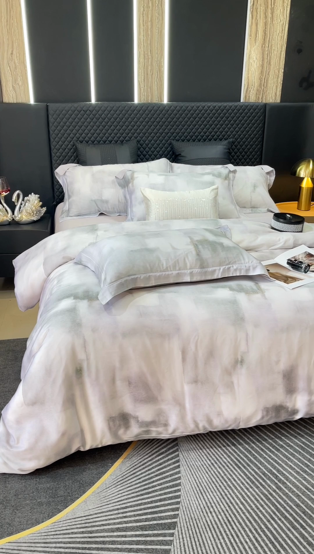 91家纺网 家纺一手货源 找家纺 （总）莱豫2025新款50支莱赛尔天丝四件套