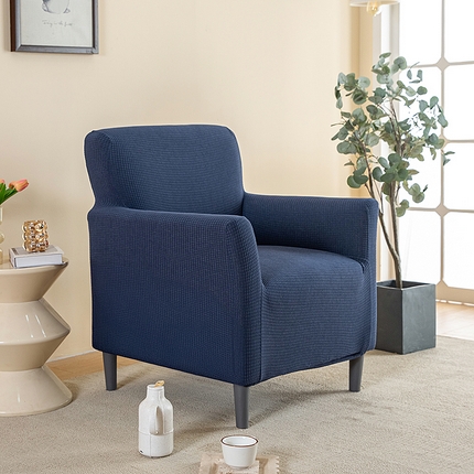 91家纺网 家纺一手货源 找家纺 飞翔家纺床上用品有限公司 2025新款亲肤玉米绒小沙发套 藏青