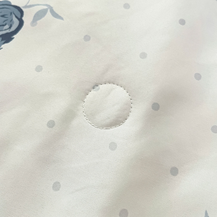 91家纺网 家纺一手货源 找家纺 找底底家纺 2025新款60S水洗天丝夏被夏凉被空调被床裙四件套 蓝色妖姬