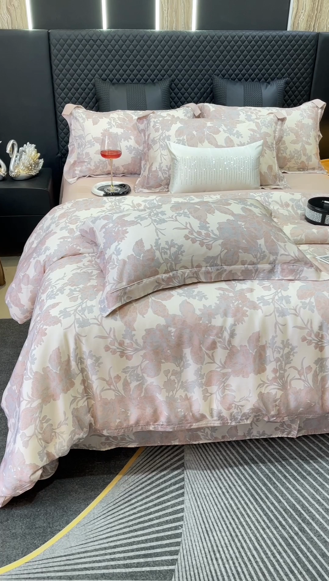 91家纺网 家纺一手货源 找家纺 （总）莱豫2025新款50支莱赛尔天丝四件套