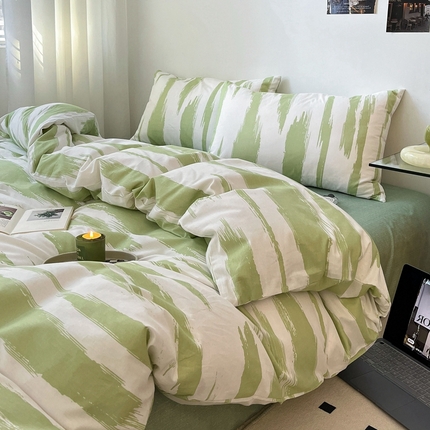 91家纺网 家纺一手货源 找家纺 （总）吉象2025新款全棉印花北欧极简四件套系列