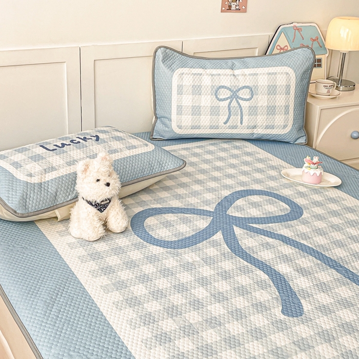 91家纺网 家纺一手货源 找家纺 川悦生活 2025新款大版冰豆豆凉豆豆凉席 达妮夏日