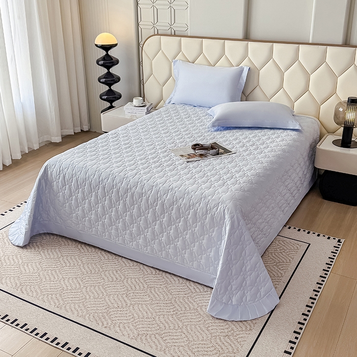 91家纺网 家纺一手货源 找家纺 （总）金喜 2025新款高端100支全棉蚕丝床盖豆邦纤维蚕丝床盖三件套-蝶恋花系列