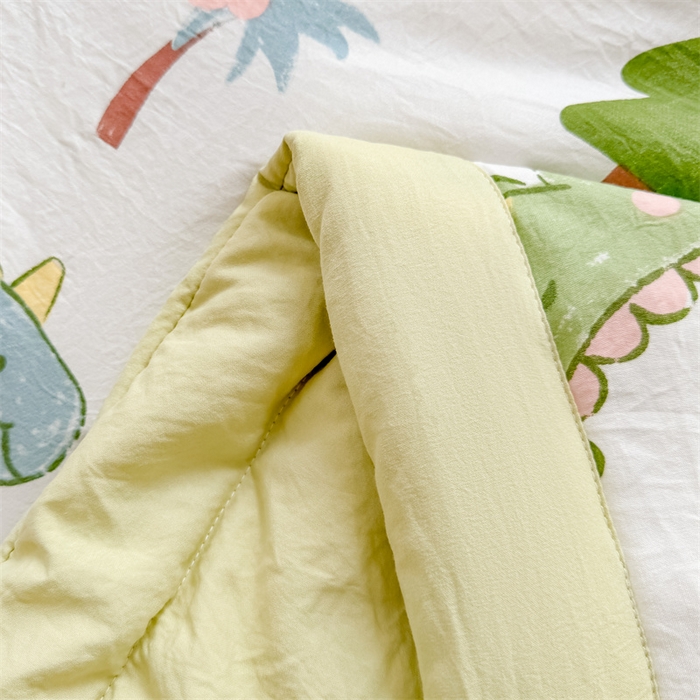 91家纺网 家纺一手货源 找家纺 美梦里 2025新款A类水洗棉棉花夏被 夏凉被空调被 小恐龙