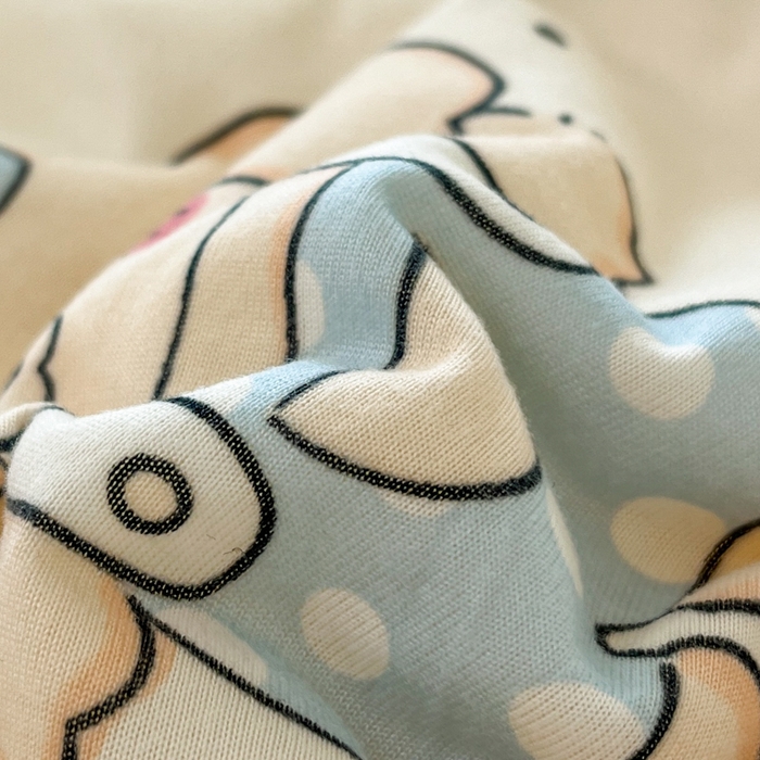 91家纺网 家纺一手货源 找家纺 葡萄家 2025新款A类母婴级大豆纤维牛奶丝针织棉夏凉被空调被-系列二 生日派对