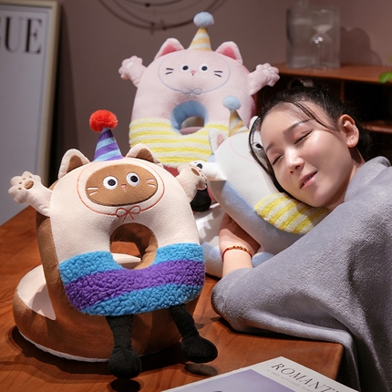 91家纺网 家纺一手货源 找家纺 （总）仟亿莱 2025新款小手大开冰豆豆双面午睡枕枕头枕芯