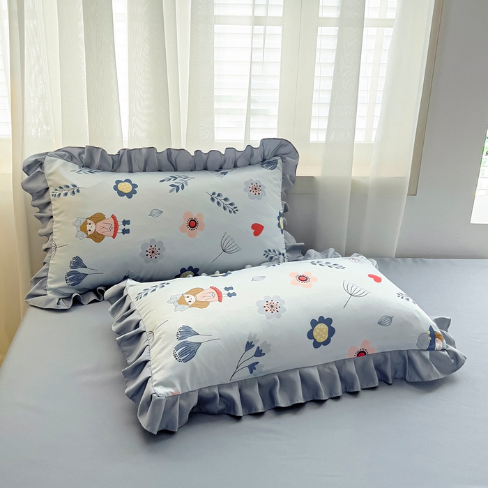 91家纺网 家纺一手货源 找家纺 找底底家纺 2025新款60S水洗天丝夏被夏凉被空调被床裙四件套 梦花田