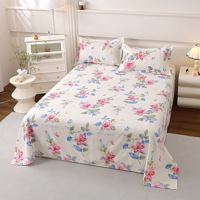 91家纺网 家纺一手货源 找家纺 北部居 2025新款加厚化纤单床单