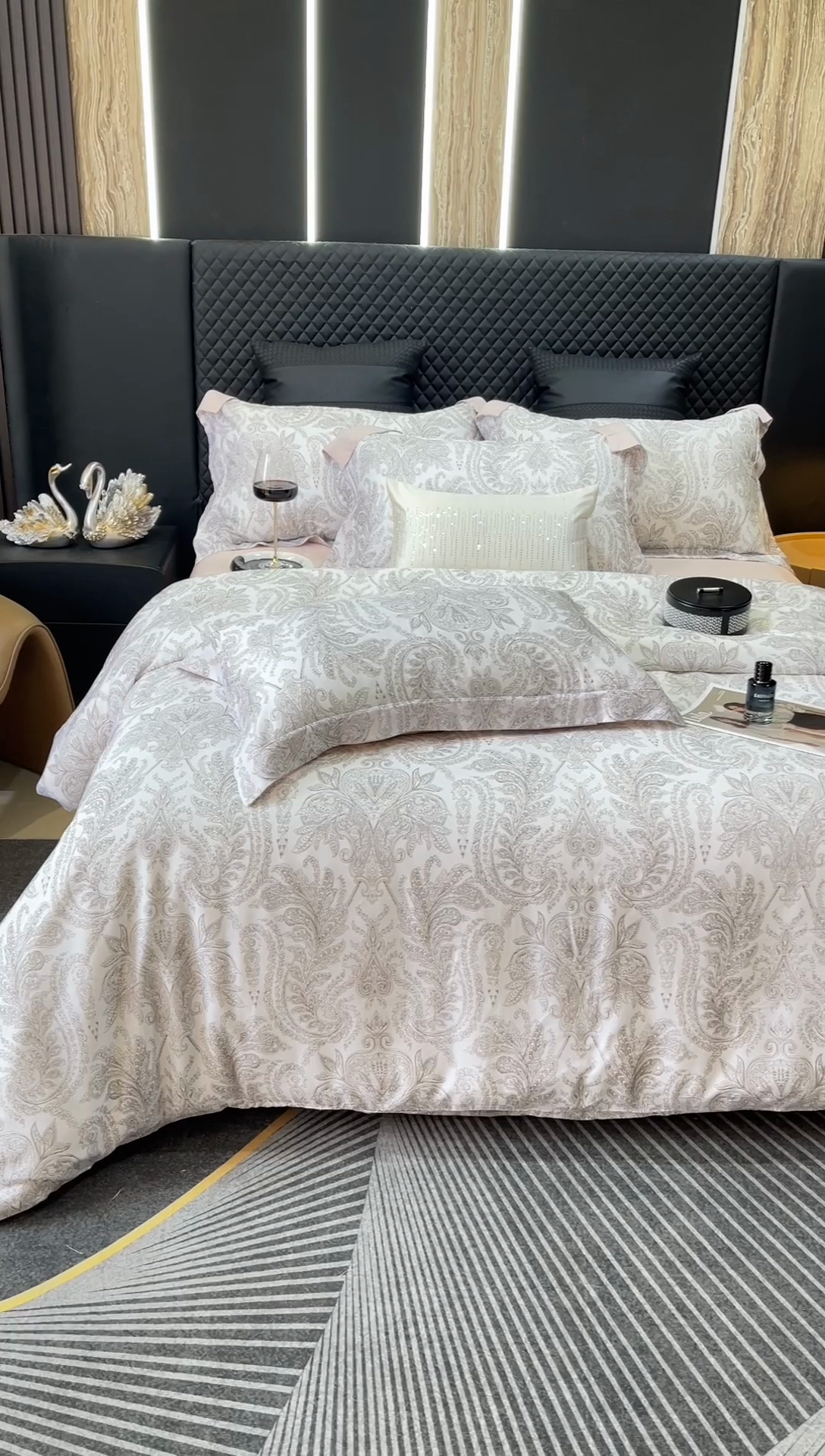 91家纺网 家纺一手货源 找家纺 （总）莱豫2025新款50支莱赛尔天丝四件套