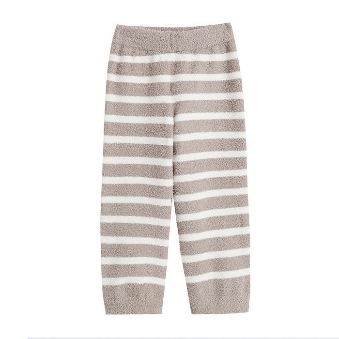 91家纺网 家纺一手货源 找家纺 （总）伊嫚家居 女款无印毛毛纱半边绒保暖家居服