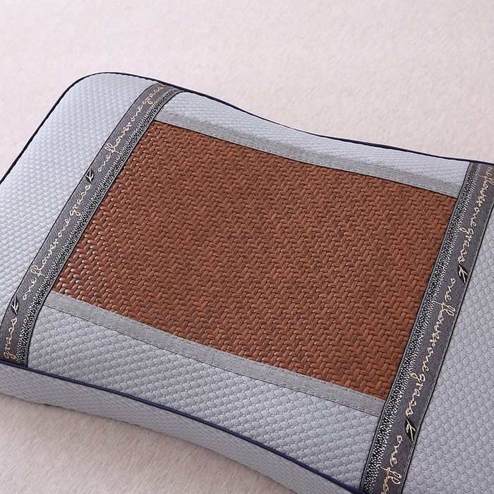 91家纺网 家纺一手货源 找家纺 纽乐家纺 2025夏季夏凉凉席枕芯冰丝冰藤护颈椎记忆棉枕头助睡眠冰藤枕头枕芯 冰丝冰藤记忆枕-棕色 35x55cm/只