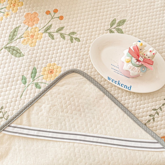 91家纺网 家纺一手货源 找家纺 川悦生活 2025新款大版冰豆豆凉豆豆凉席 春之少女