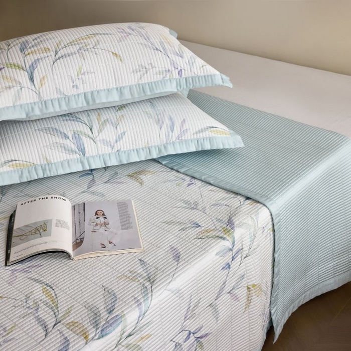 91家纺网 家纺一手货源 找家纺 黛舒家居2025新款天丝水洗印花夏被床盖三件套 春晓与梦