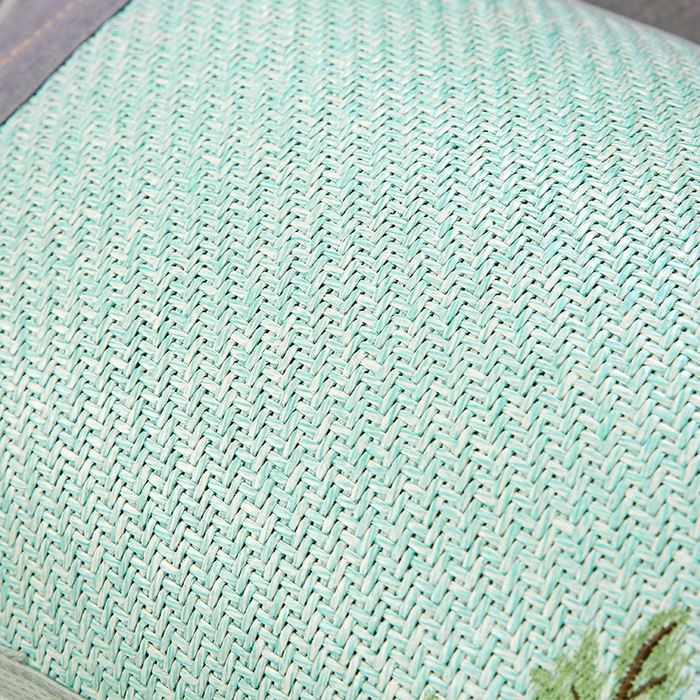 91家纺网 家纺一手货源 找家纺 纽乐家纺 2025新款夏凉凉感艾草花茶香冰藤枕芯茉莉花助睡眠枕头枕芯 艾草茶香冰藤枕-绿色 35x55cm/只