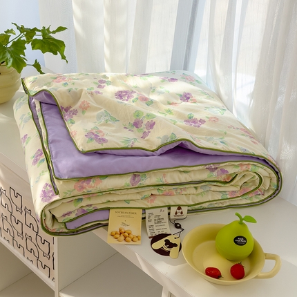 91家纺网 家纺一手货源 找家纺 （总）美派工厂店2025新款水洗邹邹纱夏被