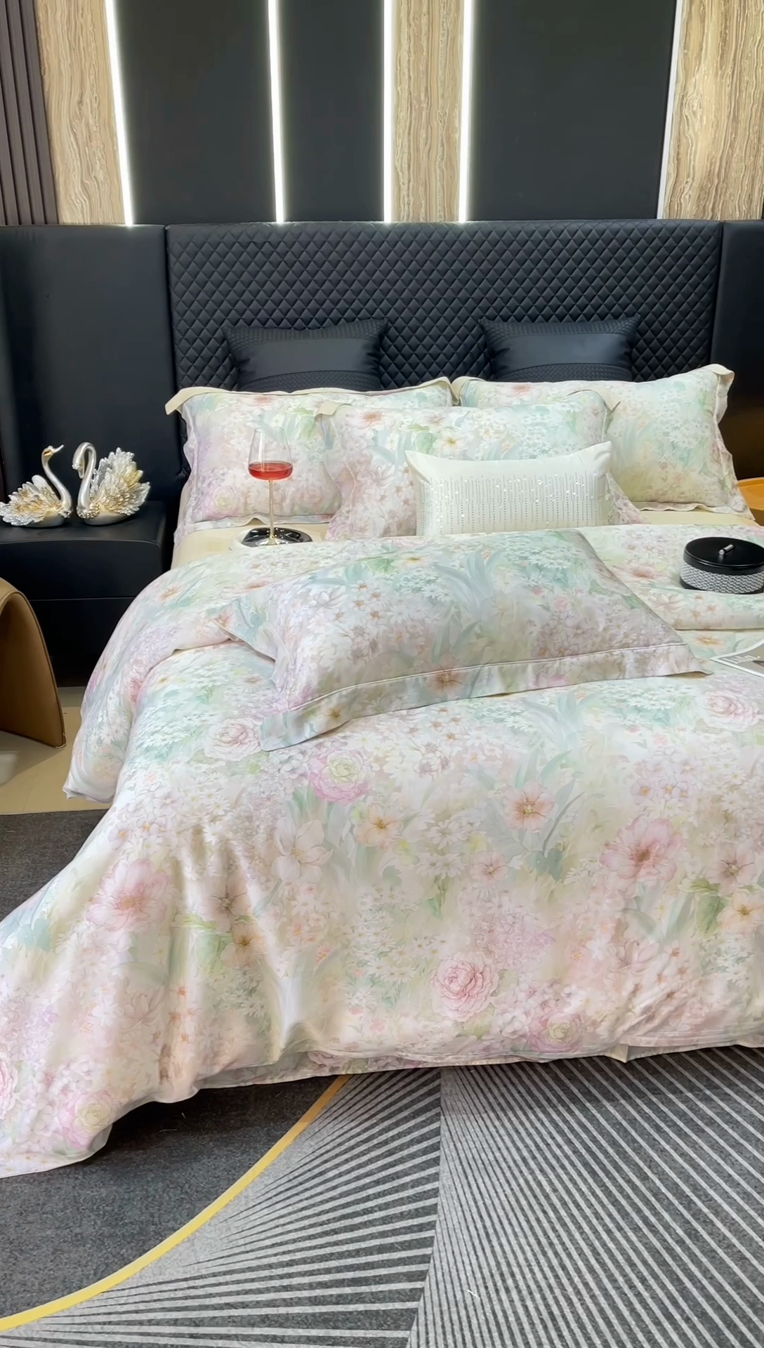 91家纺网 家纺一手货源 找家纺 （总）莱豫2025新款50支莱赛尔天丝四件套