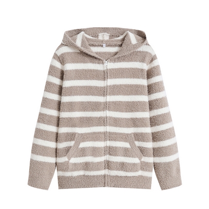 91家纺网 家纺一手货源 找家纺 （总）伊嫚家居 女款无印毛毛纱半边绒保暖家居服