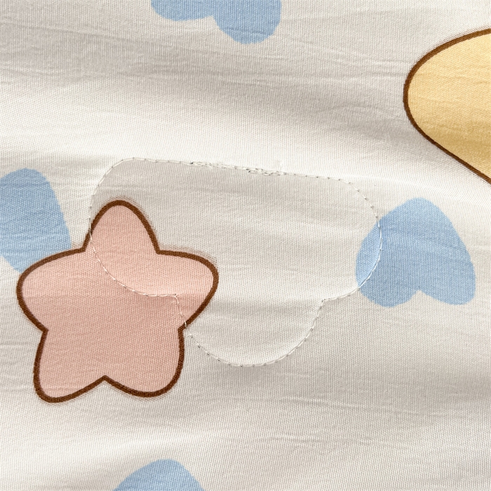 91家纺网 家纺一手货源 找家纺 美梦里 2025新款A类水洗棉棉花夏被 夏凉被空调被 小星心