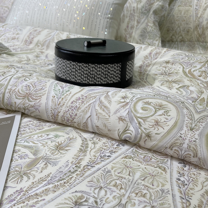 91家纺网 家纺一手货源 找家纺 莱豫2025新款50支莱赛尔天丝四件套 悸川