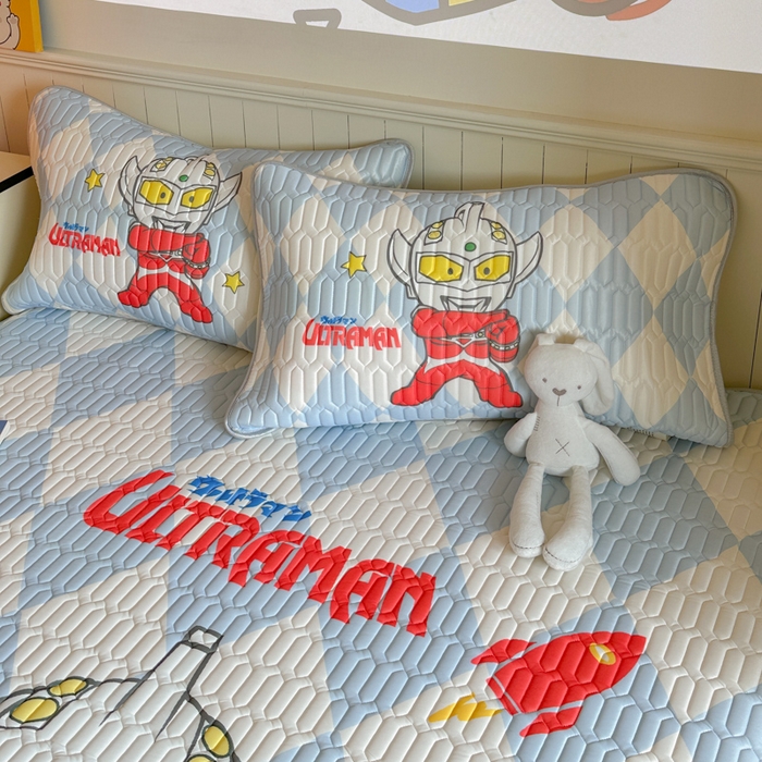 91家纺网 家纺一手货源 找家纺 （总）金爱家 2025新款奥特曼乳胶凉席席子