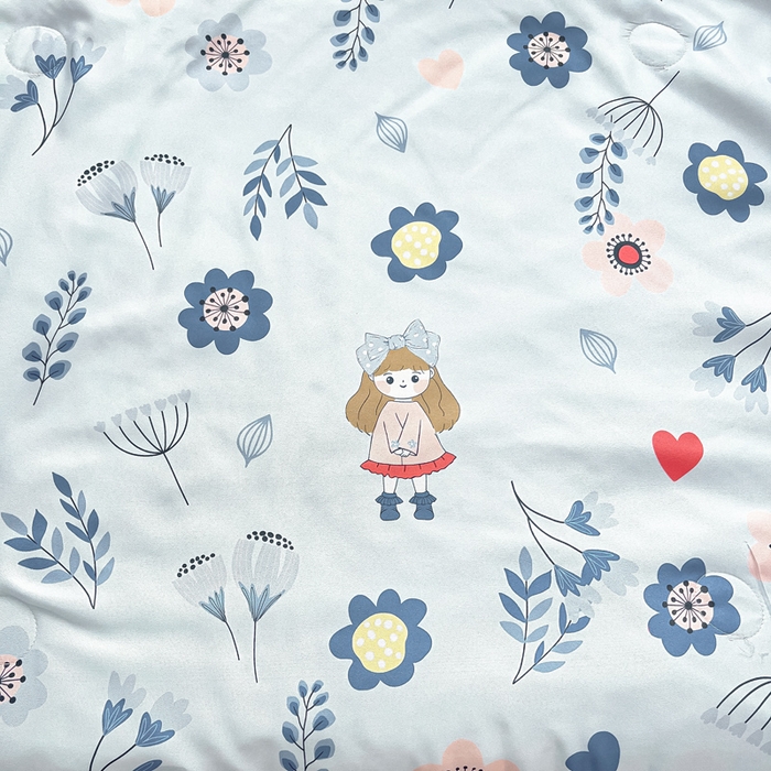 91家纺网 家纺一手货源 找家纺 找底底家纺 2025新款60S水洗天丝夏被夏凉被空调被床裙四件套 梦花田