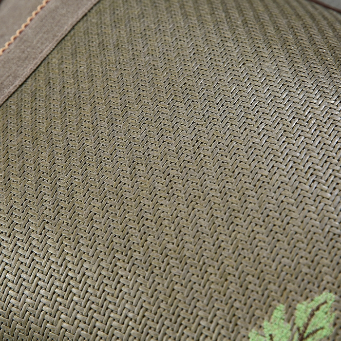 91家纺网 家纺一手货源 找家纺 纽乐家纺 2025新款夏凉凉感艾草花茶香冰藤枕芯茉莉花助睡眠枕头枕芯 艾草茶香冰藤枕-墨绿 35x55cm/只