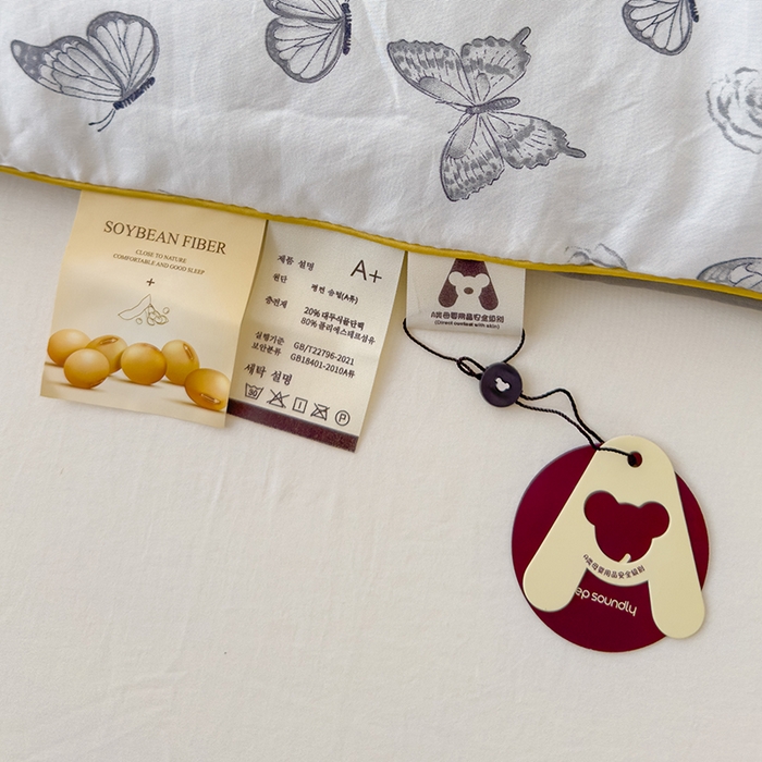 91家纺网 家纺一手货源 找家纺 美派工厂店2025新款水洗邹邹纱夏被 梦幻蝴蝶