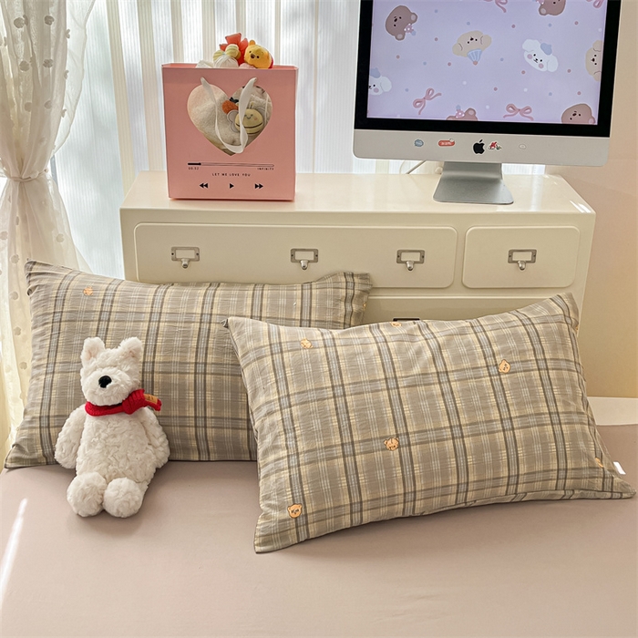 91家纺网 家纺一手货源 找家纺 美梦里 2025新款A类水洗棉棉花夏被 夏凉被空调被 英伦小熊