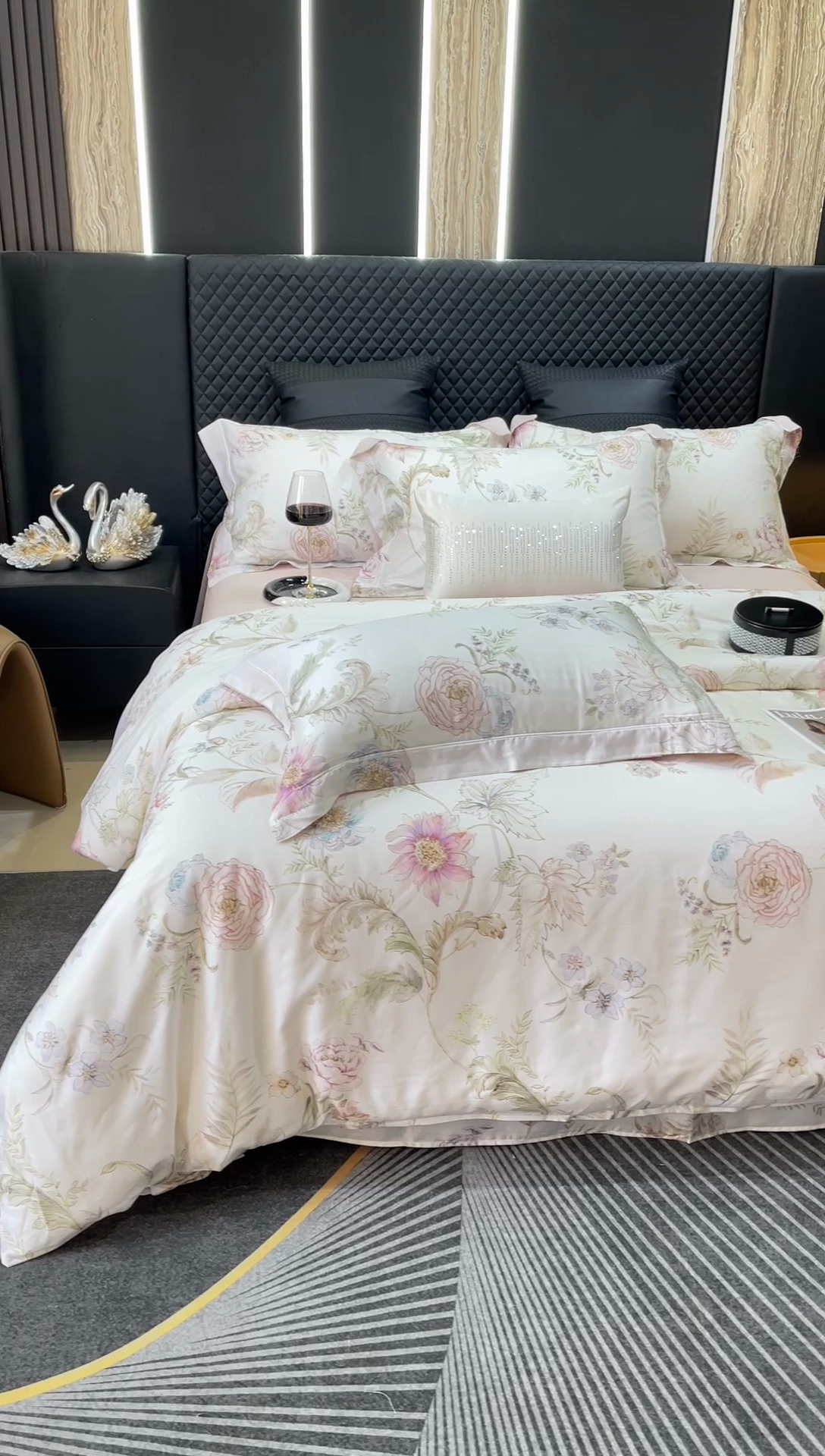 91家纺网 家纺一手货源 找家纺 （总）莱豫2025新款50支莱赛尔天丝四件套