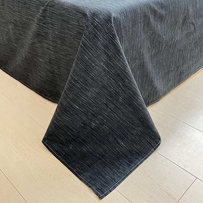 91家纺网 家纺一手货源 找家纺 吉象2025新款全棉印花北欧极简四件套系列 文艺黑