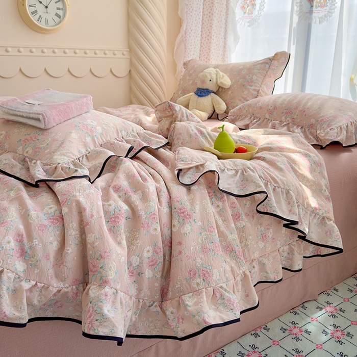 91家纺网 家纺一手货源 找家纺 （总）欧尚2025新款BYS-云感纱MEB夏被四件套系列