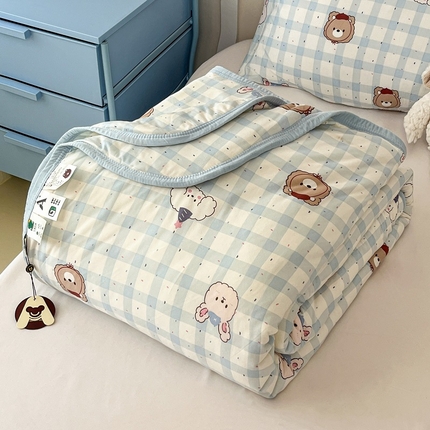 91家纺网 家纺一手货源 找家纺 （总）葡萄家 2025新款A类母婴级大豆纤维牛奶丝针织棉夏凉被空调被-系列二