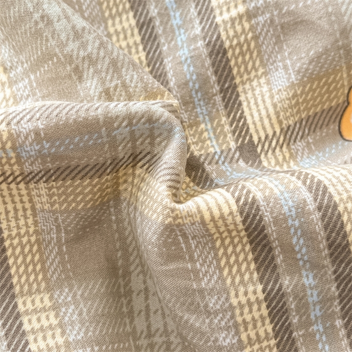 91家纺网 家纺一手货源 找家纺 美梦里 2025新款A类水洗棉棉花夏被 夏凉被空调被 英伦小熊