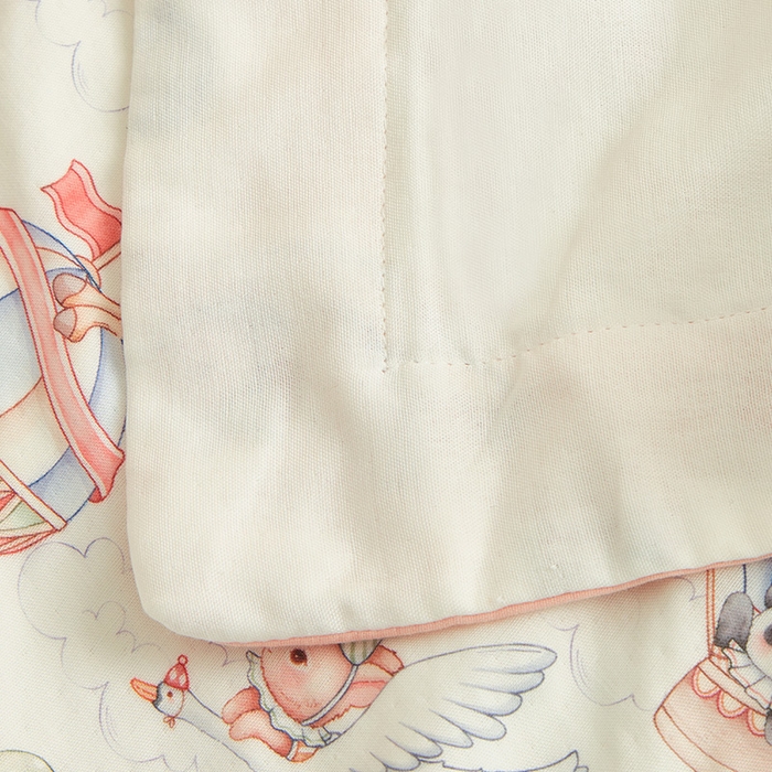 91家纺网 家纺一手货源 找家纺 嗨生活 2025年新品天竹系列A类竹纤维四层纱儿童盖毯 幼儿园夏被夏凉被空调被 热气球