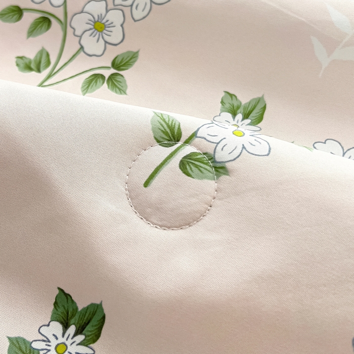 91家纺网 家纺一手货源 找家纺 找底底家纺 2025新款60S水洗天丝夏被夏凉被空调被床裙四件套 盛夏