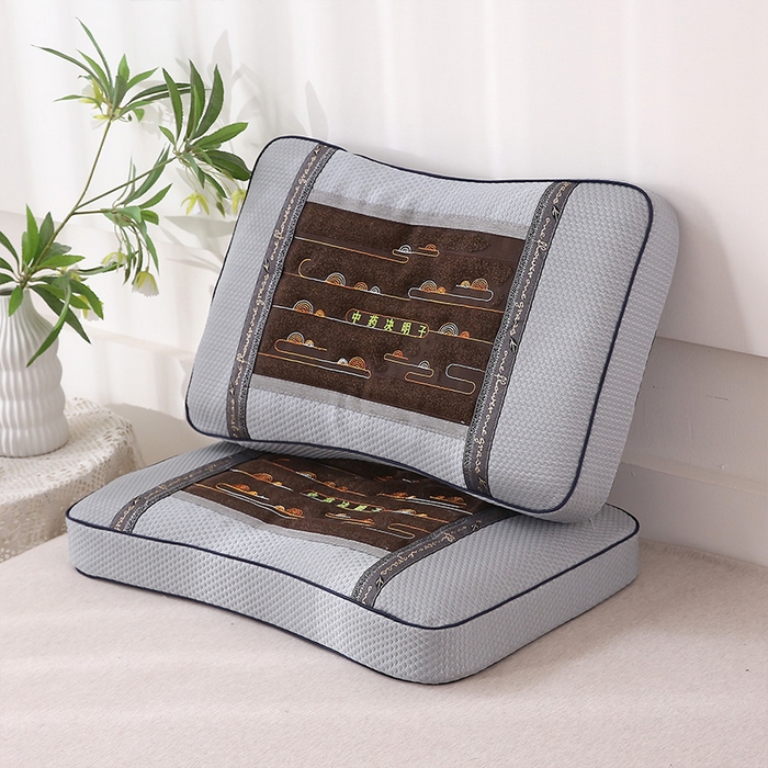 91家纺网 家纺一手货源 找家纺 纽乐家纺 2025夏季夏凉凉席枕芯冰丝决明子护颈椎记忆棉枕头助睡眠凉豆豆枕头枕芯 冰丝决明子记忆枕 35x55cm/只