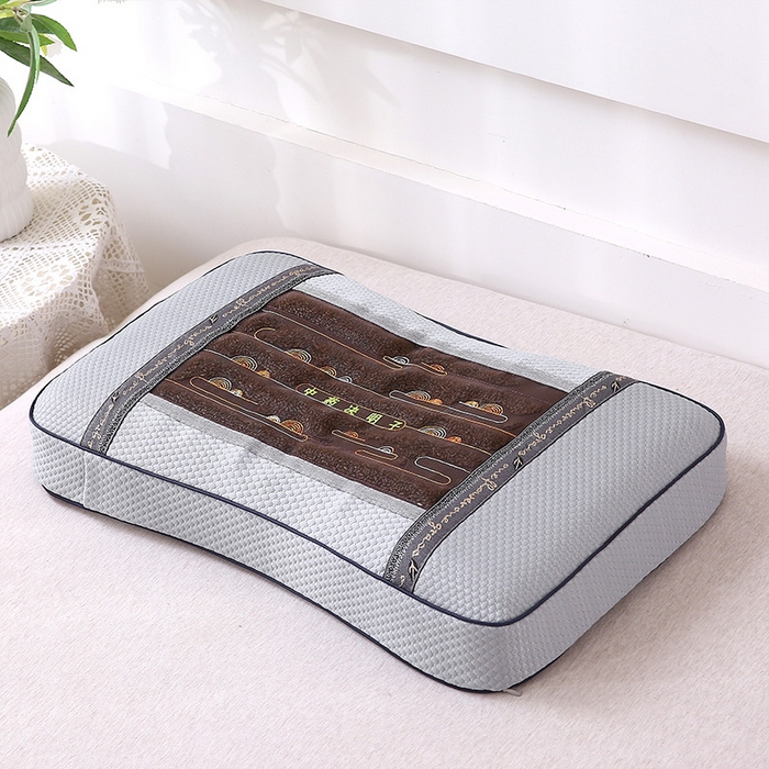 91家纺网 家纺一手货源 找家纺 纽乐家纺 2025夏季夏凉凉席枕芯冰丝决明子护颈椎记忆棉枕头助睡眠凉豆豆枕头枕芯 冰丝决明子记忆枕 35x55cm/只