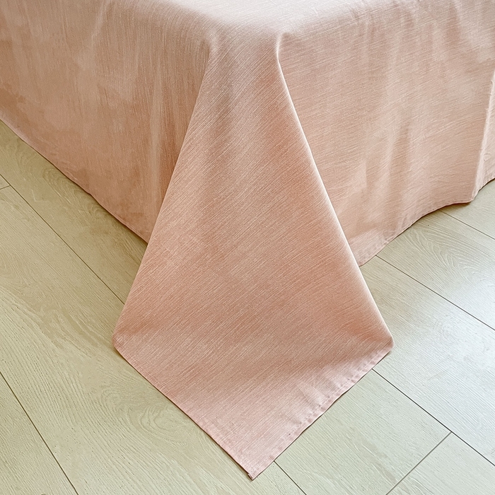 91家纺网 家纺一手货源 找家纺 吉象2025新款全棉印花北欧极简四件套系列 悉尼豆沙（风格一）