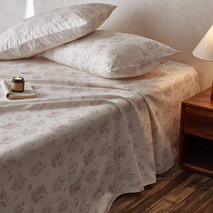 91家纺网 家纺一手货源 找家纺 （总）千朵森2025新款A类全棉老粗布床单三件套