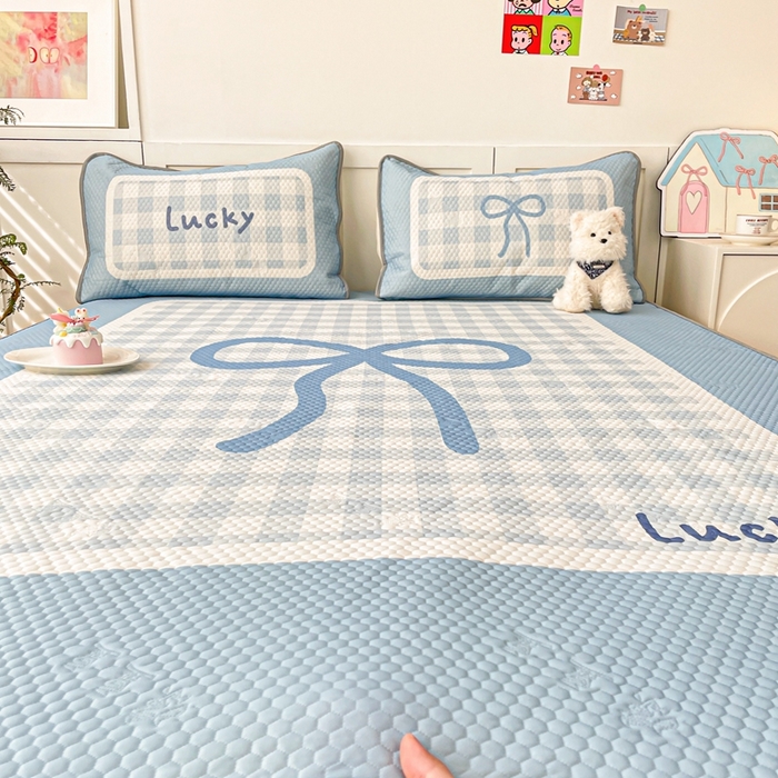 91家纺网 家纺一手货源 找家纺 川悦生活 2025新款大版冰豆豆凉豆豆凉席 达妮夏日