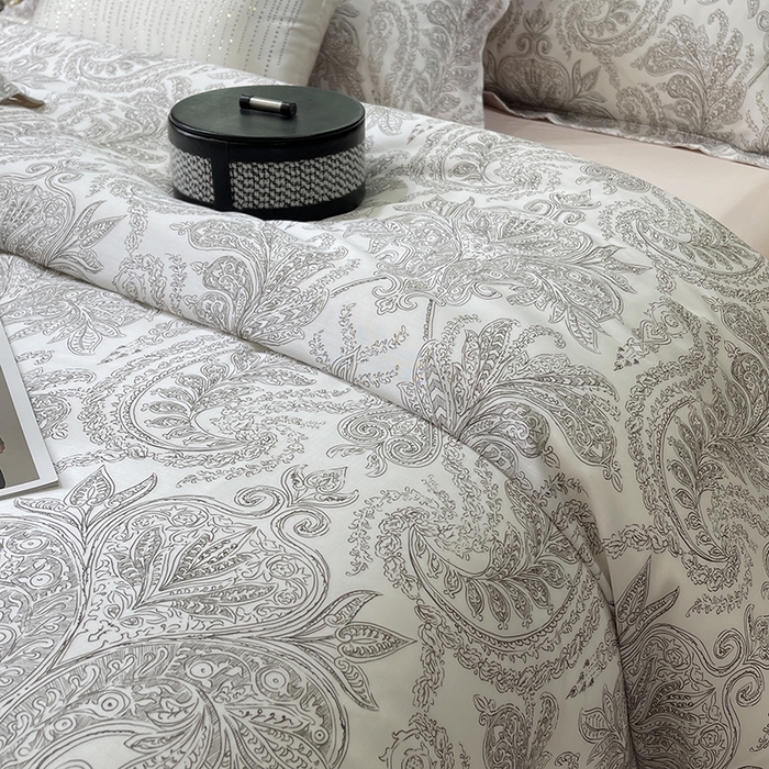 91家纺网 家纺一手货源 找家纺 莱豫2025新款50支莱赛尔天丝四件套 微梦